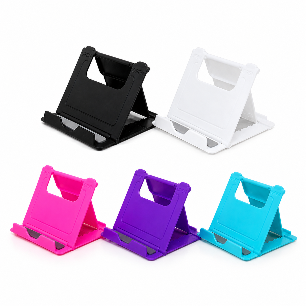 (3Unid) Soporte plegable multiposición para celular 2