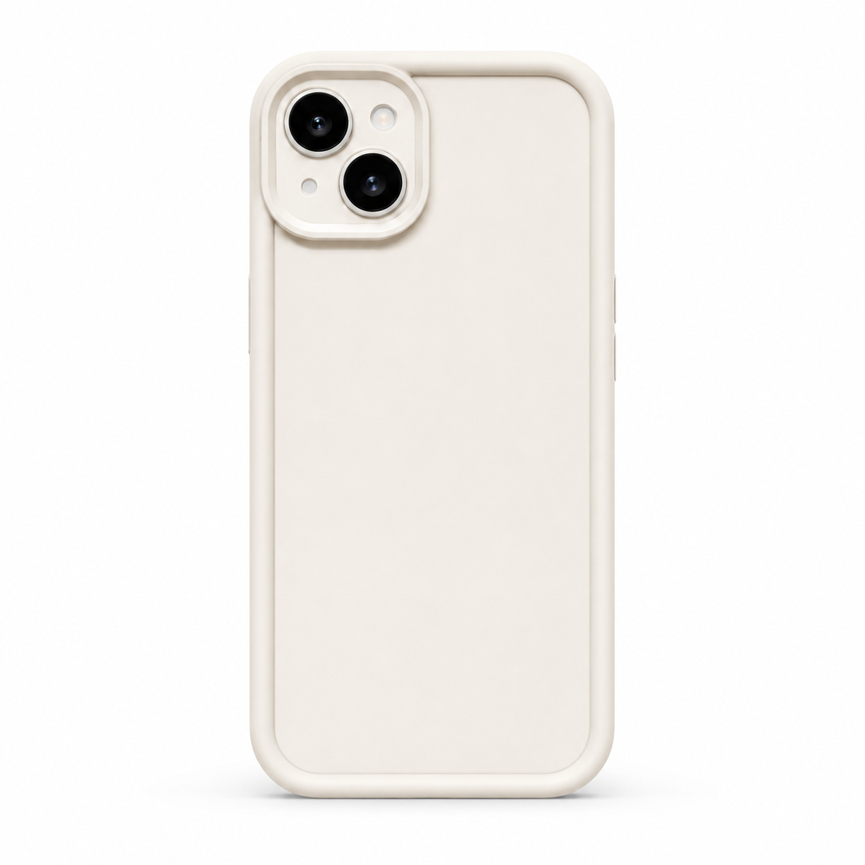Forro silicon ✨ CREMA ✨ para iPhone 13/14/15/16 2