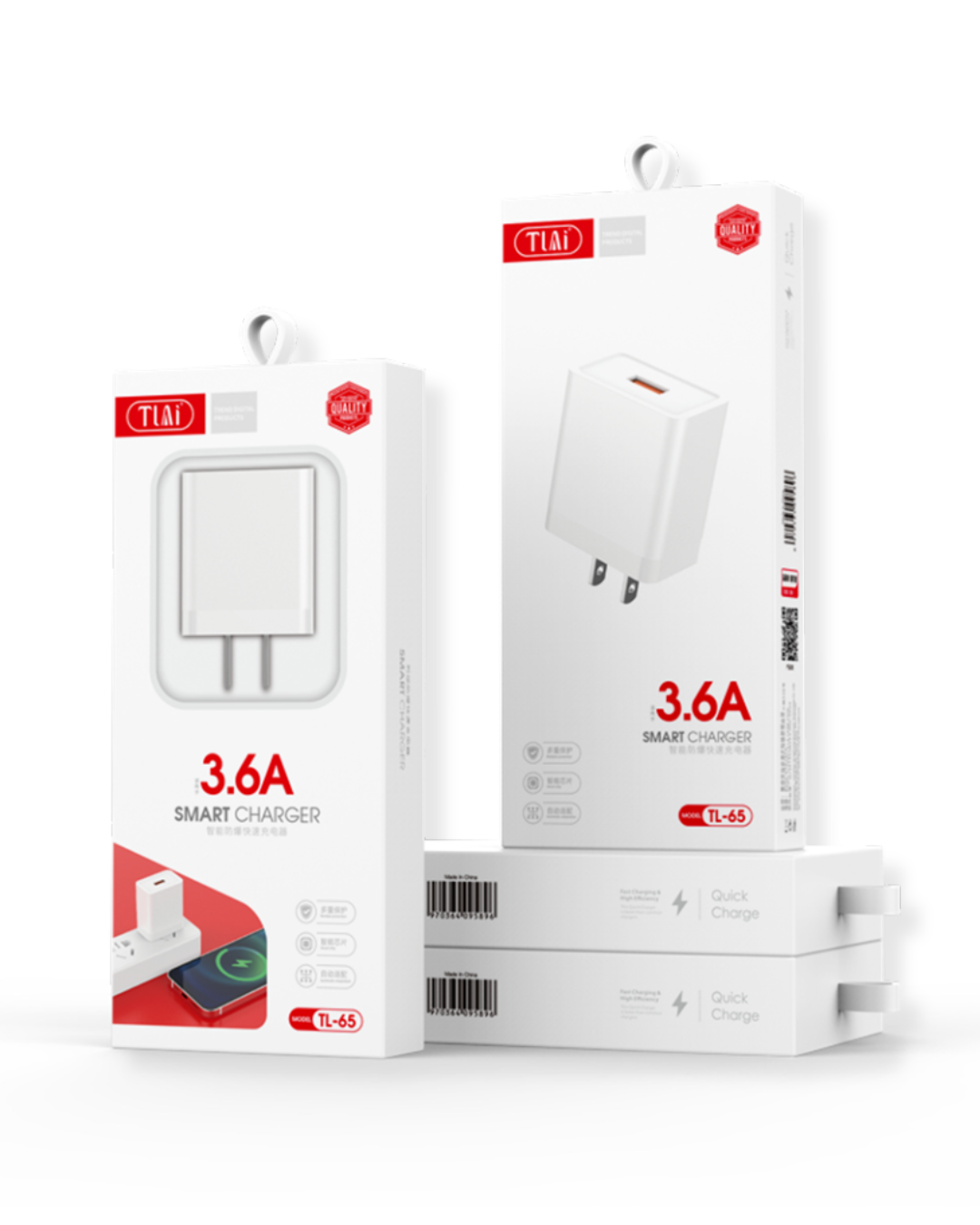 Cargador Rápido TL65  USB (Universal)