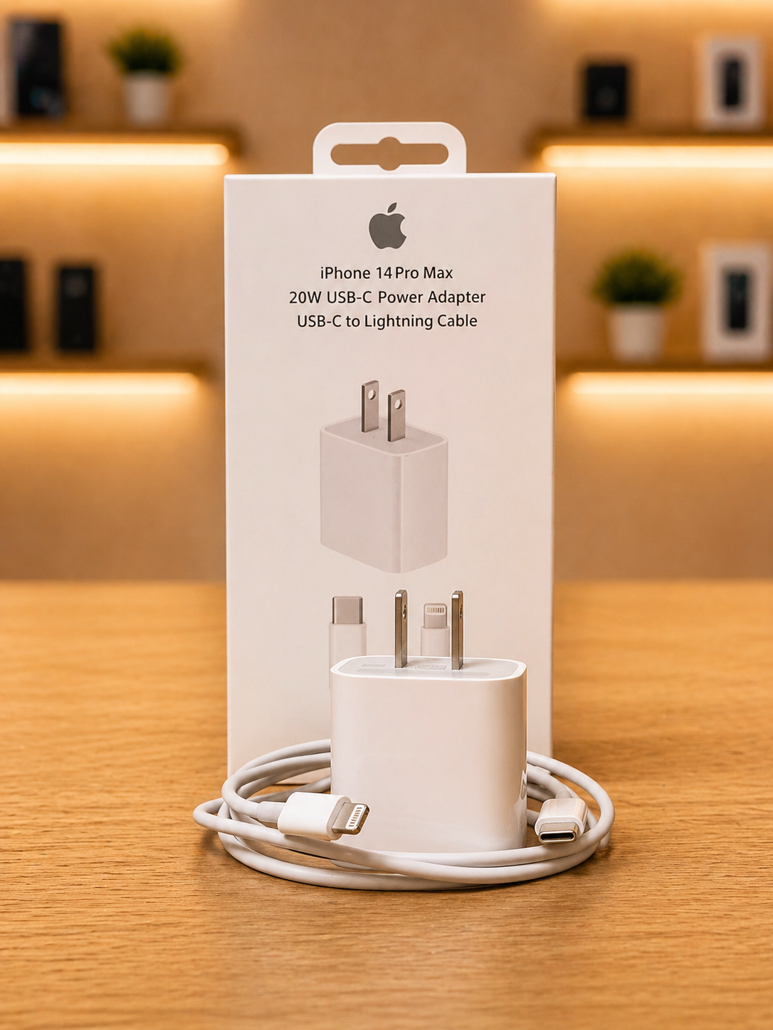 Cargador iPhone 20W con cable Lightning 3
