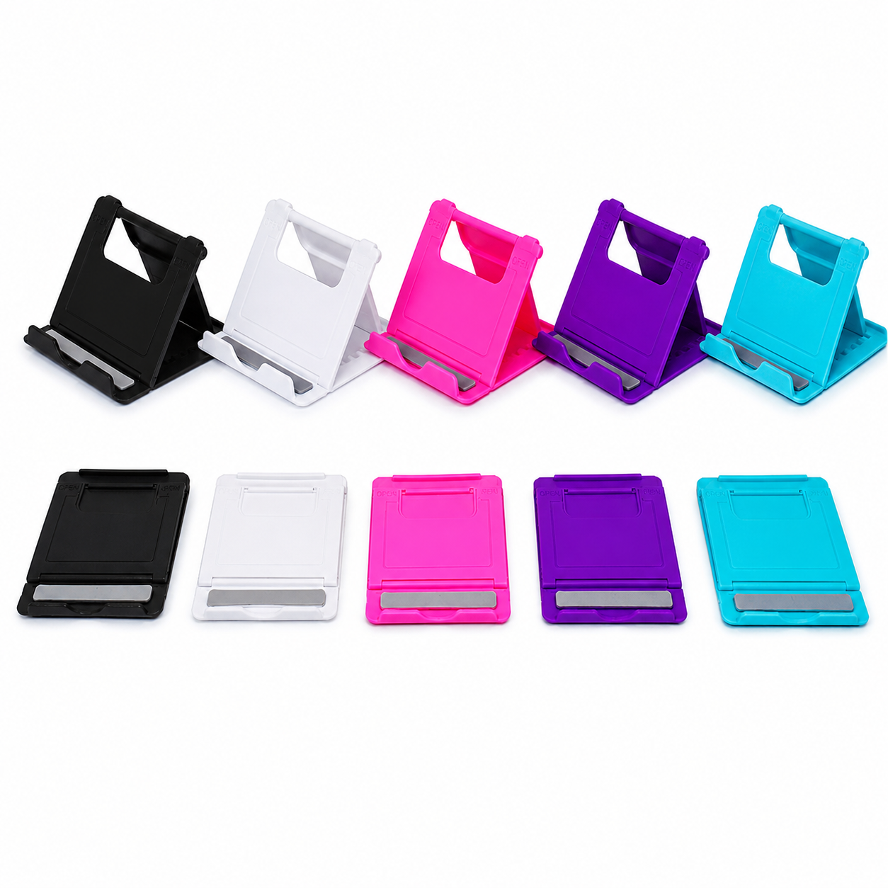 (3Unid) Soporte plegable multiposición para celular 3