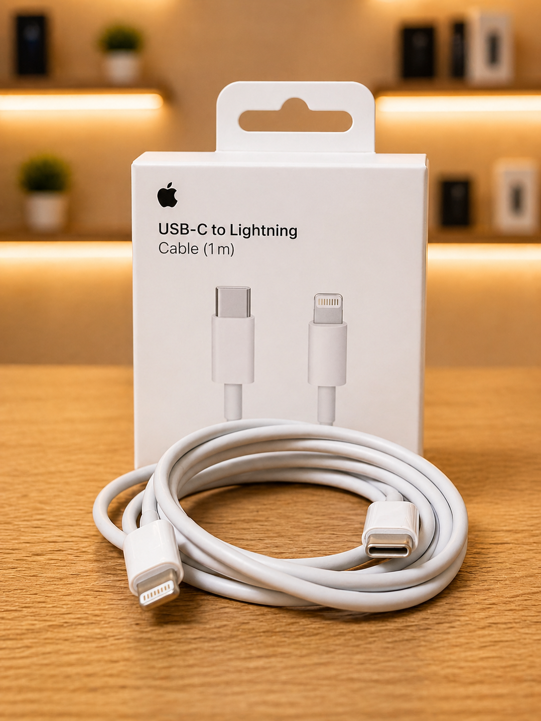 Cable Apple USB-C a Lightning 60W carga rápida 2