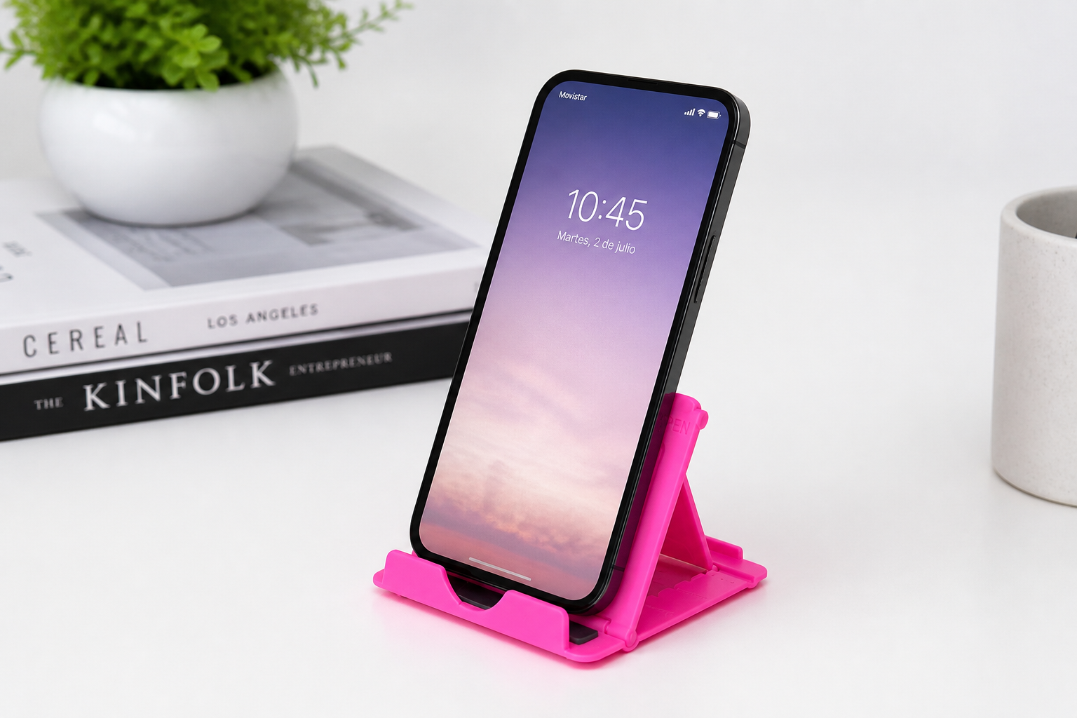 (3Unid) Soporte plegable multiposición para celular 1